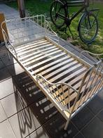 Meegroei Bed Minnen wit, Huis en Inrichting, Ophalen, Gebruikt, Eenpersoons, Wit