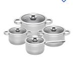 4 delige pannenset nieuw nog in de doos, Huis en Inrichting, Keuken | Potten en Pannen, Ophalen, Nieuw, Rvs, Pannenset