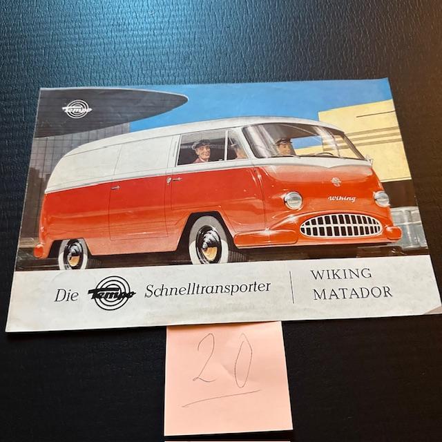 TEMPO Wiking/Matador - 1956 (#20), Boeken, Auto's | Folders en Tijdschriften, Gelezen, Algemeen, Verzenden