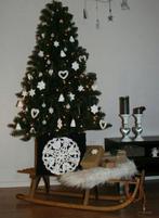 Houten slee decoratie slee 1.00/26/23cm geldrop of eindhoven, Ophalen, Zo goed als nieuw