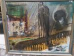 Modern Expressionistisch schilderij, Antiek en Kunst, Kunst | Schilderijen | Modern, Ophalen of Verzenden