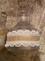 16 Boho Vaasjes voor nootjes met Jute en Kant, Kunststof, Overige kleuren, Ophalen of Verzenden, Zo goed als nieuw