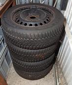 Dunlop winterbanden op velg 205x55 r16 5x108 7mm, Auto-onderdelen, Banden en Velgen, Ophalen, Gebruikt, 16 inch, Banden en Velgen