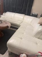 Witte Natuzzi Hoekbank - Klein Prijsje!, Huis en Inrichting, Banken | Bankstellen, Ophalen, 250 tot 300 cm, Gebruikt, 100 tot 125 cm