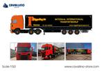 Scania S Highline met schuifzeiloplegger - Riggeling, Hobby en Vrije tijd, Modelauto's | 1:50, Ophalen, Nieuw, Bus of Vrachtwagen