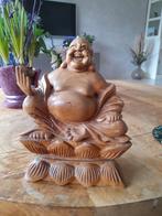 Mooie houten Bouddha, Ophalen of Verzenden, Zo goed als nieuw