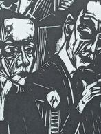 Erich Heckel houtsnede litho prent, Antiek en Kunst, Verzenden