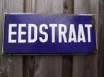 emaille bord straatnaam, Ophalen of Verzenden, Gebruikt, Reclamebord