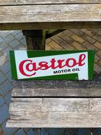 Mooi oud gietijzeren castrol motor olie bord., Verzamelen, Merken en Reclamevoorwerpen, Reclamebord, Zo goed als nieuw, Ophalen