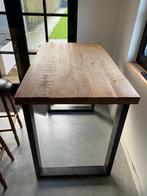 Bar tafel hout design, Zo goed als nieuw, Ophalen