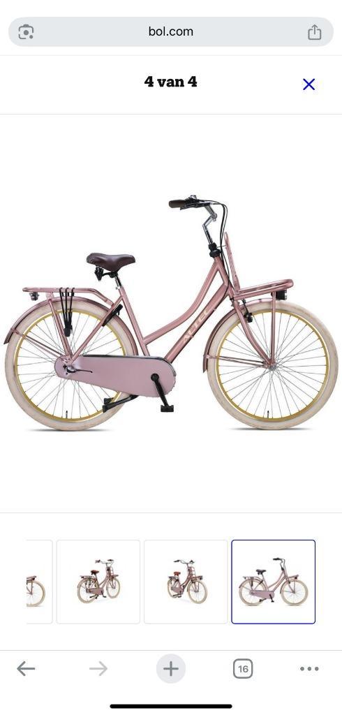 Altec Transportfiets 57 inch Lavender, Fietsen en Brommers, Fietsen | Dames | Omafietsen, Gebruikt, 56 cm of meer, Handrem, Versnellingen