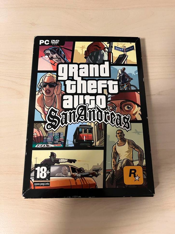 GTA San Andreas PC - Klassieker!, Spelcomputers en Games, Games | Pc, Gebruikt, Avontuur en Actie, 1 speler, Vanaf 18 jaar, Ophalen of Verzenden