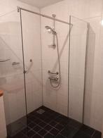 Inloopdouche douchewand 1.16 diep bij 1.16 breed  geldrop, Huis en Inrichting, Ophalen of Verzenden, Zo goed als nieuw