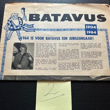 BATAVUS Jubileum Krant Fietsen Bromfietsen – 1964 (#2) beschikbaar voor biedingen