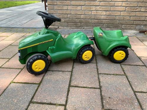 John Deere (loop)tractor/trekker, Kinderen en Baby's, Speelgoed | Buiten | Voertuigen en Loopfietsen, Gebruikt, Loopvoertuig, Ophalen