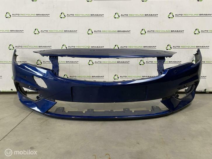 Voorbumper Opel Astra K G4B NAUTIC BLAUW ORIGINEEL 39130492, Auto-onderdelen, Carrosserie en Plaatwerk, Bumper, Opel, Voor, Gebruikt