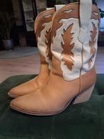 Leren Cowboy Laarzen - Maat 42, Kleding | Dames, Schoenen, Ophalen, Zo goed als nieuw, Zwart, Hoge laarzen