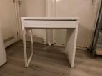 Ikea MICKE bureau - Wit, nette staat, Ophalen of Verzenden, Zo goed als nieuw, Bureau