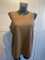 EsQualo suedine (suède look) top tabac (bruin) maat L | 40, Bruin, Verzenden, Maat 42/44 (L), Zonder mouw