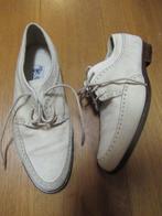 DAMES Schoenen, leer met vanvas nieuw gebroken wit maat 37,5, Overige kleuren, Overige typen, Ophalen of Verzenden, Pillot Italië
