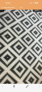 Tapijt, Vierkant, Wit, Ophalen of Verzenden, Zo goed als nieuw