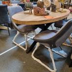 Eetkamerstoelen Arwen xooon Antraciet, Ophalen, Overige materialen, Nieuw, Vier