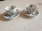 Lengsfeld Rezession, mooie espressokopjes, echt uniek, Ophalen of Verzenden, Zo goed als nieuw, Porselein, Kop en/of schotel