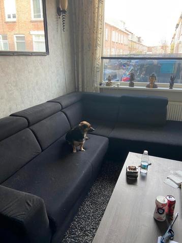 Hoekbank gratis zwart