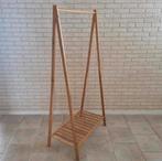 Nieuw kledingrek bamboe staande kapstok, Huis en Inrichting, Woonaccessoires | Kapstokken, Ophalen of Verzenden, Nieuw