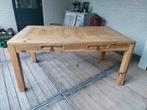 Grenen tafel 90x160x77, Ophalen, Gebruikt, 100 tot 150 cm, Brokante