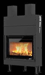 Topdeal Lotus inbouw houthaard type H 486 met Liftdeur, Ophalen of Verzenden, Nieuw, Inbouwhaard, Houthaard