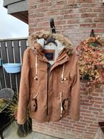 Bruine winterjas parka met capuchon - Maat XL, Maat 56/58 (XL), Ophalen of Verzenden, Zo goed als nieuw, Onbekend