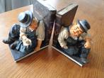 2 delige boekensteunen van Laurel en Hardy, Antiek en Kunst, Ophalen of Verzenden