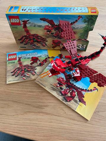 Lego Creator 31032 Rode Draak beschikbaar voor biedingen