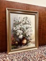 Stilleven Bloemen Schilderij van Theo van der Poel, Antiek en Kunst, Ophalen