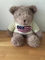 Knuffel beer met trui amerika print, Kinderen en Baby's, Speelgoed | Knuffels en Pluche, Ophalen of Verzenden, Nieuw, Beer
