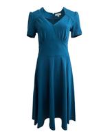 Very Cherry jurk S, Kleding | Dames, Jurken, Blauw, Ophalen of Verzenden, Zo goed als nieuw, Maat 34 (XS) of kleiner