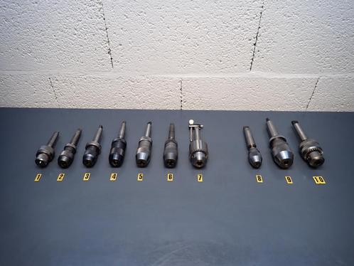 10x Boorkop MC2 / MC3 Hassner , Rohm , Jacobs , Albrecht, Doe-het-zelf en Verbouw, Gereedschap | Boormachines, Gebruikt, Kolomboormachine