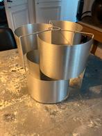 VINTAGE LAMP HANGLAMP ALUMINIUM SAUZE FRANS LAMPENKAP, Ophalen of Verzenden, Zo goed als nieuw, Minder dan 50 cm