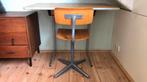 Schoolbureautje met stoeltje, jaren 70, Ophalen, Zo goed als nieuw