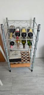 Wijnrek, Ophalen of Verzenden, Zo goed als nieuw, Metaal, Minder dan 50 cm