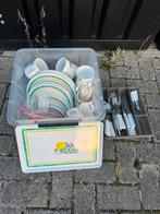 Compleet camping servies en bestek, Ophalen of Verzenden, Zo goed als nieuw