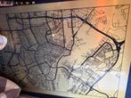 Map van Amsterdam schilderij, Antiek en Kunst, Ophalen