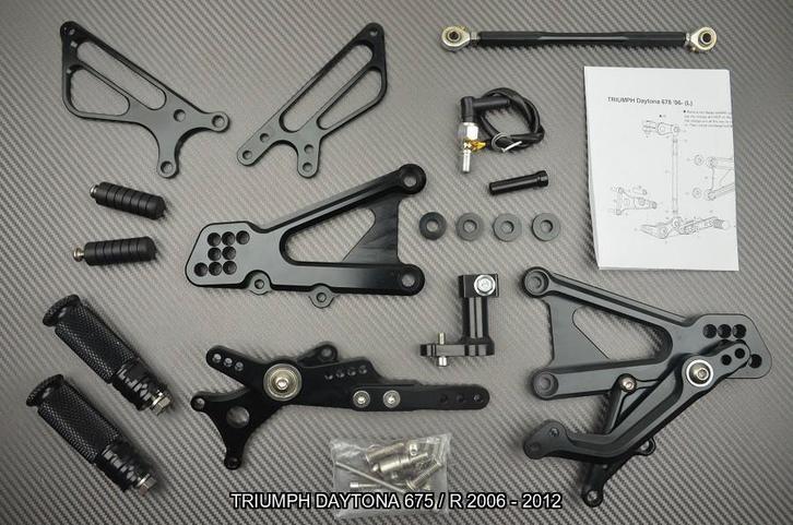 Verstelbare remschakelset TRIUMPH DAYTONA 675 / R 2006 2012, Motoren, Accessoires | Overige, Nieuw, Ophalen of Verzenden