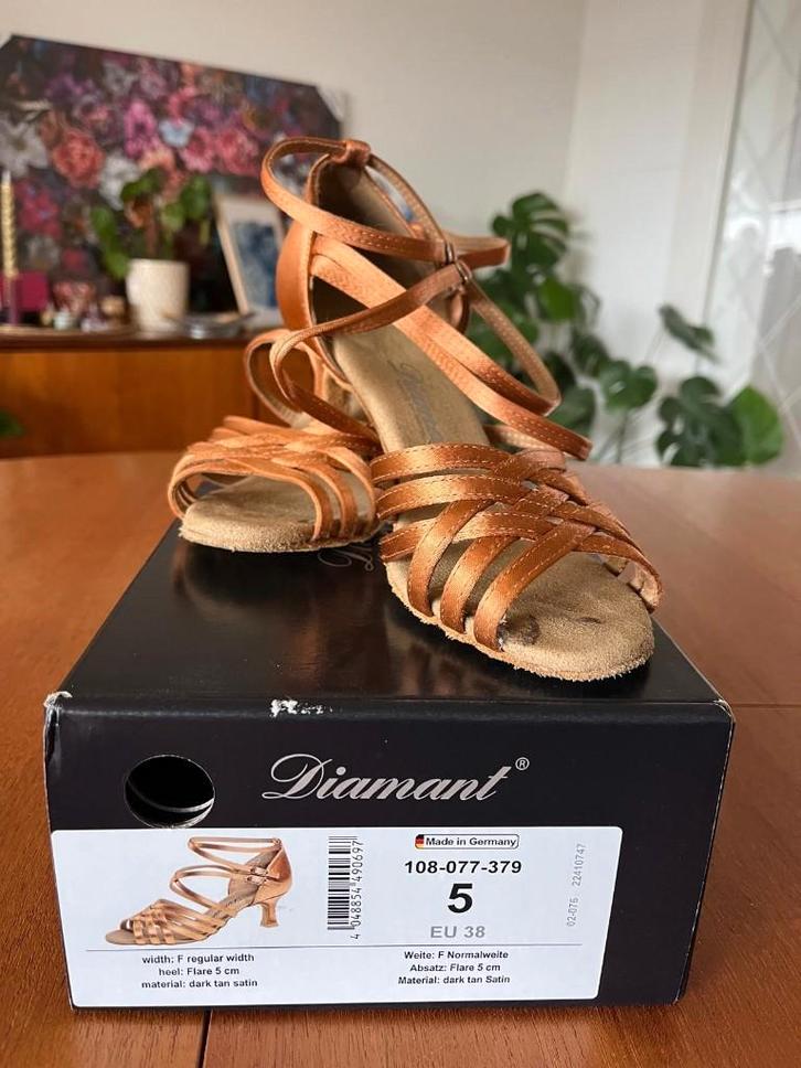 Diamant latin dansschoenen, Kleding | Dames, Schoenen, Zo goed als nieuw, Overige typen, Overige kleuren, Ophalen