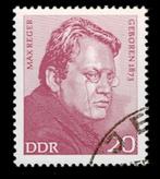 postzegel 1516 DDR Max Reger, Postzegels en Munten, Postzegels | Europa | Duitsland, Ophalen of Verzenden, DDR, Gestempeld