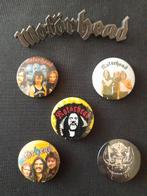Buttons motörhead saxon kiss, Ophalen of Verzenden, Zo goed als nieuw, Overige typen