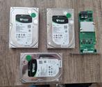 3x Seagate Exos 7e8 8TB schijven plus controller, Computers en Software, Harde schijven, Ophalen of Verzenden, Gebruikt, SAS