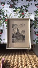 Tekening kasteel Bouvigne in Grinneken van R.Bertrand, Ophalen of Verzenden