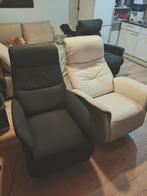 Relaxte elektrische fauteuil grijs., Ophalen, Zo goed als nieuw, 75 tot 100 cm, 50 tot 75 cm